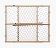 North States Diamond Mesh Wood Gate - Pressure Mount