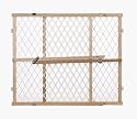 North States Diamond Mesh Wood Gate - Pressure Mount