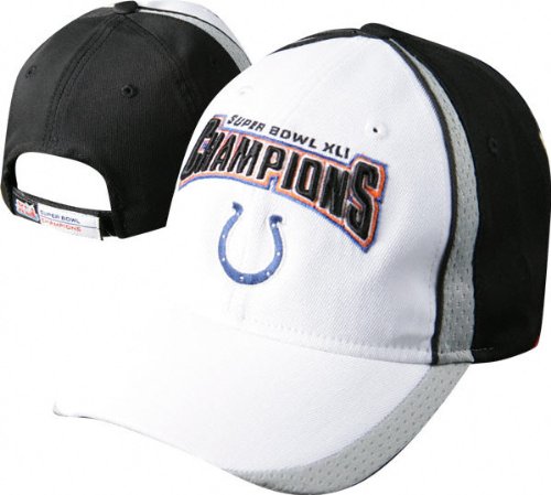 Buy Indianapolis Colts Super Bowl XLI Champions Ether Embroidered Adjustable Hat