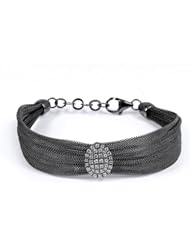 Sterling Silver - Silver & Cubic Zirconium Bracelet
