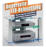 LED Glaskantenbeleuchtung Spot 4er Set