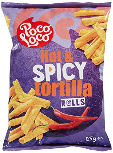 Poco Loco Hot und Spicy Tortilla Rolls, 6er Pack (6 x 125 g)