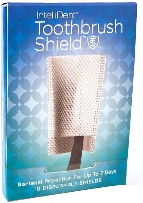 Intellident Antimicrobial Toothbrush Shields 10ct