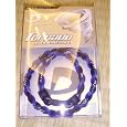 Phiten Tornado Titanium Necklace Black Blue 18''