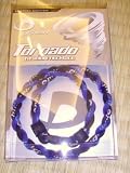 Phiten Tornado Titanium Necklace Black Blue 18''