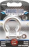 Shoreline Marine Stainless Steel Shackle Anchor, 5/16-Inch (316)