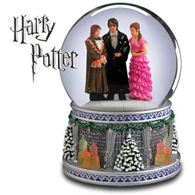 Harry Potter, Hermione Granger, and Ron Weasley at the Yule Ball Water Globe