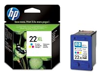 HP Original 22XL Tri-Colour Inkjet Print Cartridge