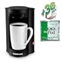 Cuisinart � Commercial 1-cup Coffeemaker - Black (includes 36 World Blend Decaf Pods)