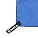TowelLab Large Microfiber Travel Towel, Sports Fitness Light Fast Dry Absorbent Towel, Great for Survival Kits - Includes Zip Bag & Hook