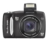 Zoom Produkt-Bild: Canon PowerShot SX120 IS Digitalkamera (10 Megapixel, 10-fach opt. Zoom, 7,6 cm (3 Zoll) LCD-Display) schwarz