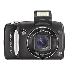 Canon PowerShot SX120 IS Digitalkamera (10 Megapixel, 10-fach opt. Zoom, 7,6 cm (3 Zoll) LCD-Display) schwarz