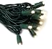 GKI/Bethlehem Lighting Indoor/Outdoor 50-Lamp 5mm Wide-Angle LED Lighting Set, Warm White Twinkle Lights, Green Cord Image