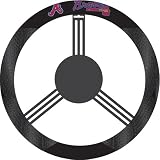 BSS - Atlanta Braves MLB Poly-Suede Steering Wheel Cover