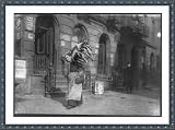 Historic Print (XL): Tired woman with heavy load of home-work. Lafayette St., near Astor Place. Location: New