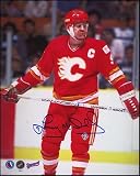 LANNY MCDONALD Signed Calgary Flames 8x10 Photo