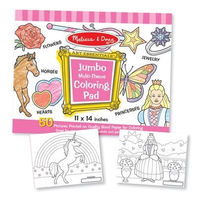 Melissa & Doug Jumbo Coloring Pad - Pink