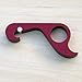 GrabOpener One Handed Grab Opener for Bottles, Red