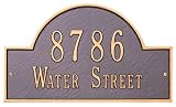 Arch Marker - personalized plaque Two Line Arch Marker - Standard Wall 15.75 x 9.25