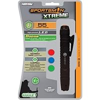 Rayovac SP1WCLIP-B Sportsman Xtreme 55-Lumens LED Flashlight with Holster and Lenses