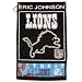 Detroit Lions 16x24 personalized Name only golf towel - Black-White