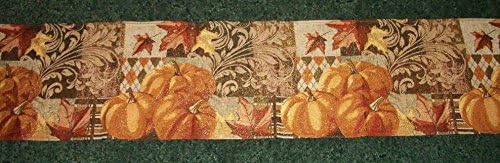 Fall Pumpkin 13 x 68 Inch Taspestry Table Runner