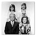 Bless This House B&W Box Canvas Print Gallery Wrapped - 12x12 Inches (Sid James Robin Askwith)