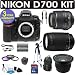 Nikon D700 (IMPORT) Digital Camera + Nikon 18-55mm VR Lens + Nikon 70-300mm Lens + .40x Wide Angle Fisheye Lens + 8 GB Memory + Extra Battery + MACK 3 YEAR WORLD WIDE WARRANTY