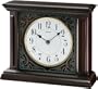 Seiko Mantle Clock Wooden Case White Dial