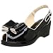 Re-Mix Vintage Women's Gloria Peep Toe Wedge Image