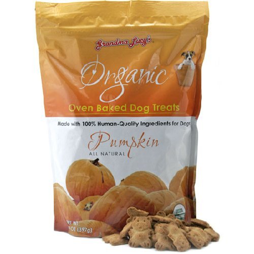 Grandma Lucy's Organic Oven Baked Pumpkin Dog Treats, 14oz by Grandma Lucy's