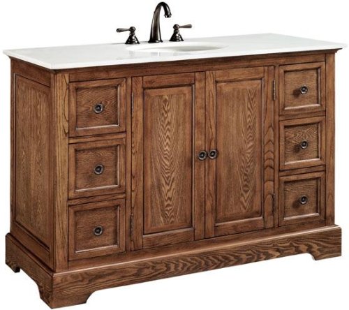 Montaigne Bath Vanity With WEATHERED OAK