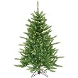 4.5' Pre-Lit Virginia Fir Artificial Christmas Tree - Clear Lights