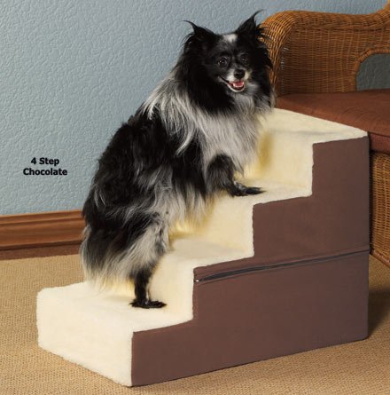 Lightweight Pet Stairs 3 Step Color: Chocolate