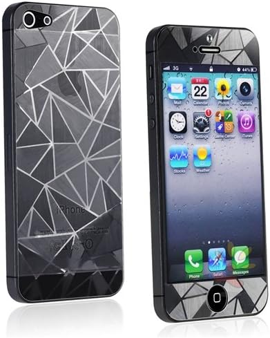 iPhone 5 Screen Protector, Everydaysource® Compatible with Apple® iPhone® 5 Screen Protector 2-LCD Kit (Front & Back) 3D Diamond Blink