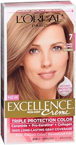 L'Oreal Paris Excellence Creme Triple Protection Color 7 Dark Blonde/Natural