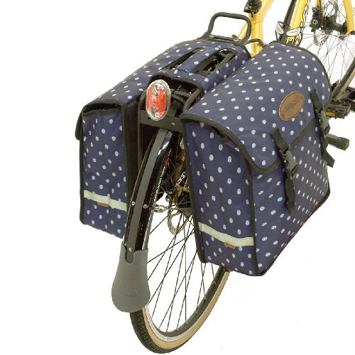 Axiom Urban Shopper Pannier Set, Navy Print