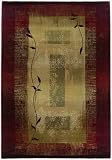Oriental Weavers Sphinx 544 6' Round burgundy Area Rug
