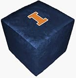 Illinois Fighting Illini Alumni Collection Cube Ottoman