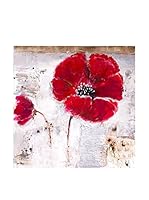 CM Creation Cuadro Textil 100X100 Cm Rojo