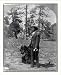 Historic Print (L): Pedro, Captain of one of the Coyetero Apache bands, Arizona, in his Washington costume.