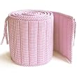 Tadpoles Classics Gingham Crib Bumper, Pink Tadpoles Classics Gingham Crib Bumper, Pink