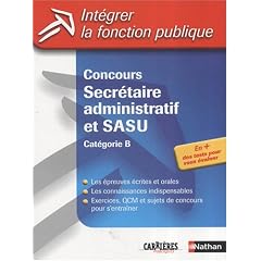 Concours Secr�taire administratif et SASU : Cat�gorie B