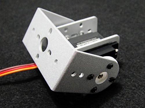 ALSRobotBase Mini Aluminum "U" Micro Servo Bracket--Silver