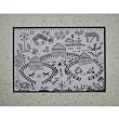 Painting from India&nbsp;of Warli Tribe of Maharashtra 15 x 11.5 inches