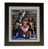 Brian Vickers Autographed Framed and Matted Nascar 8x10 Photo