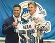 Junior Seau Autographed / Signed 8x10 Miami Dolphins Photo
