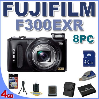 Fujifilm FinePix F300EXR Digital Point and Shoot 