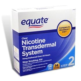 Equate Nicotine Transdermal System Step 2, 14mg Clea