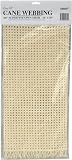 Commonwealth Basket Cane Webbing 3 8-Inch Superfine Open Mesh 18-Inch by 18-Inch - Natural